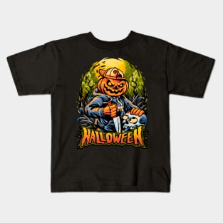 Stickers Halloween Drunk skull Sticker Kids T-Shirt